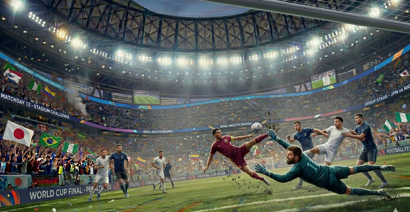 A bicycle-kick attempt in the FIFA World Cup final